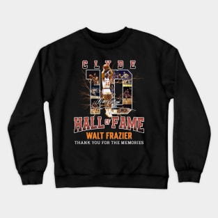 Walt Frazier The Clyde Basketball Legend Signature Vintage Retro 80s 90s Bootleg Rap Style Crewneck Sweatshirt